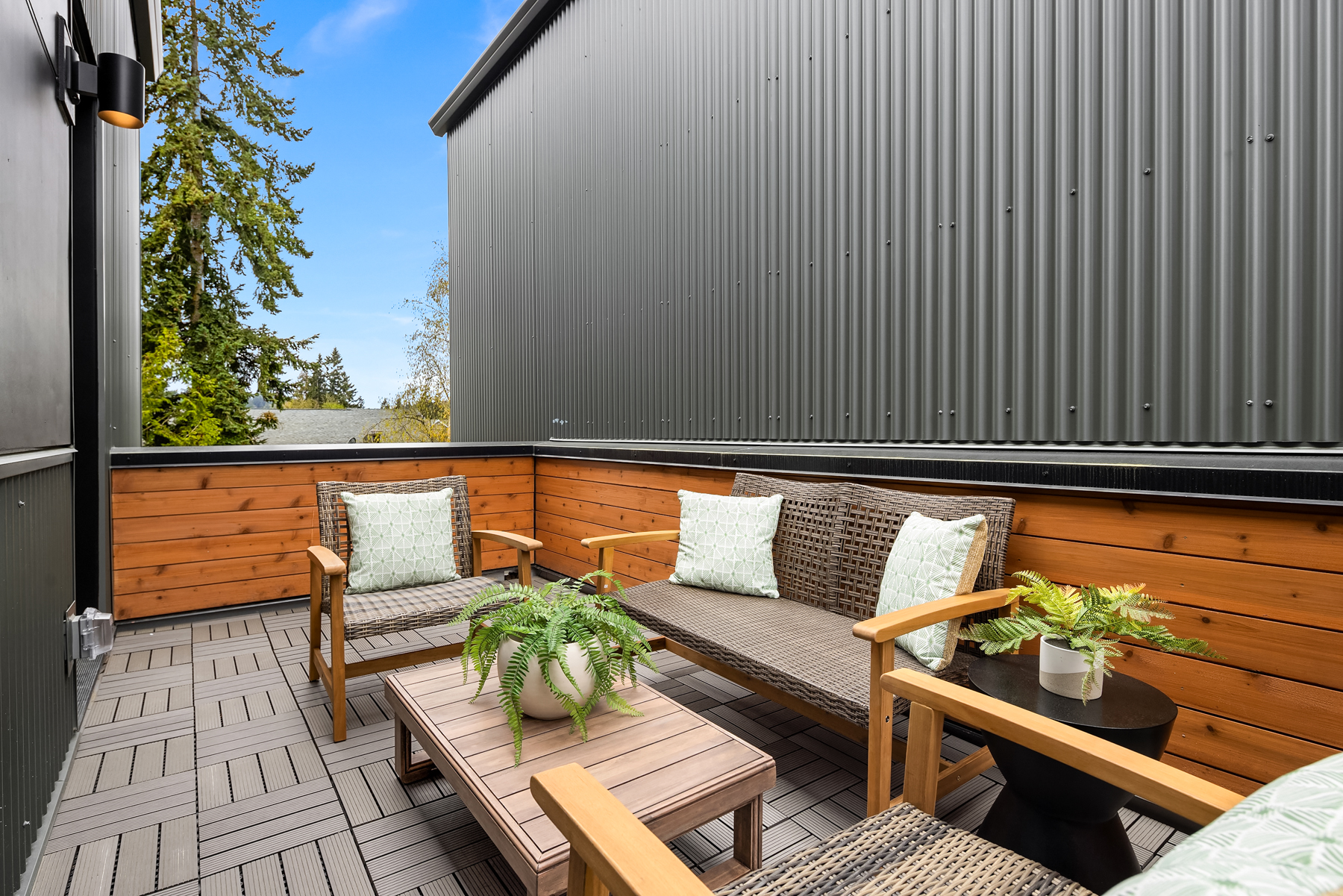 Grow Community balcony with outdoor seating
